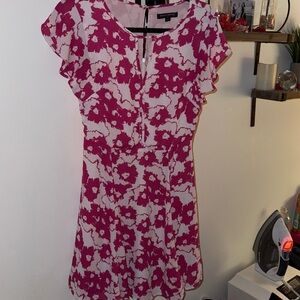 Banana Republic pink and White Striped Garment